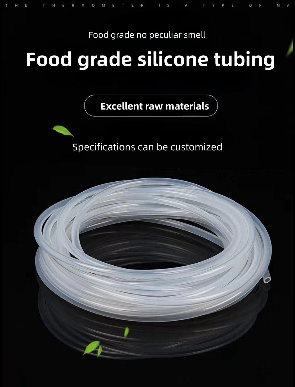 Customized high temperature resistant food grade transparent silicone tubing extruded soft vacuum color silicone tubing details