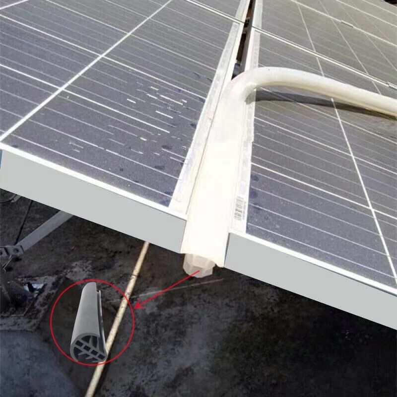 Epdm Pvc Silicone Rubber Extrusion Seal Strip Solar Photovoltaic Panel T-shaped Rubber Gasket Seal manufacture