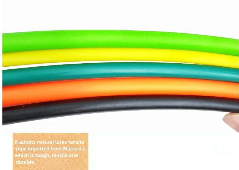 Factory Price Colored High Elasticity Dipped Latex Rubber Tube Exercise Bands Slingshot Rubber Tubing manufacture