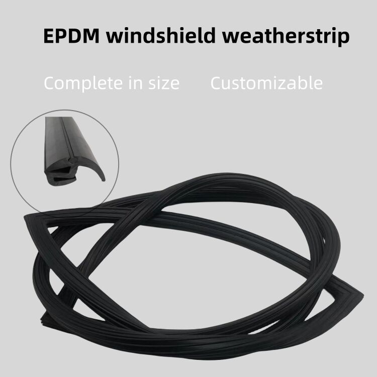 Custom car universal windshield Sunroof Rubber Seal Rubber Extrusion Epdm Rubber Extrusion manufacture