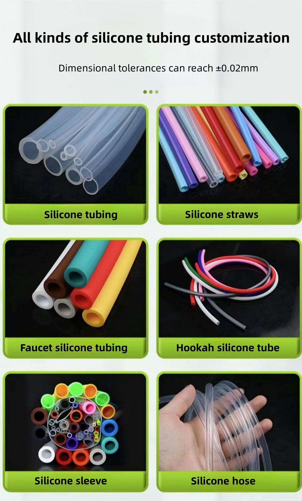 Customized high temperature resistant food grade transparent silicone tubing extruded soft vacuum color silicone tubing supplier