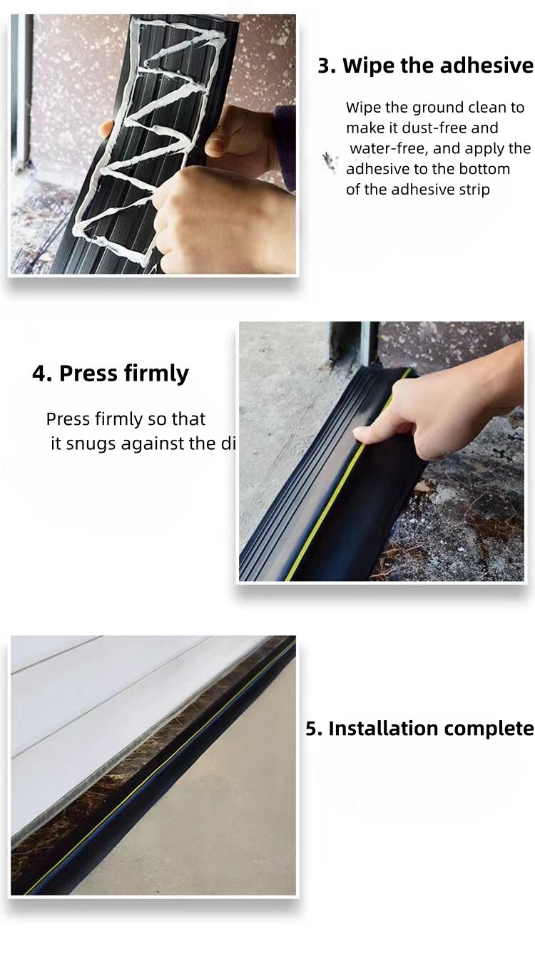 PVC durable garage door bottom seal strip manufacture