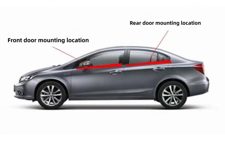 Car Weather Strip For Toyota Corolla 2009-2012 Car Weather Strip Doors With Molding Window Trim 2009 2010 2011 2012 factory