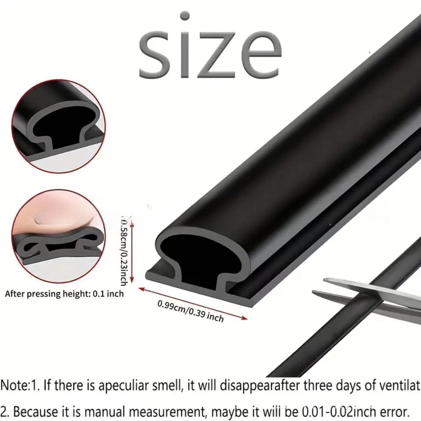 Heat and cold resistant and long life rubber Silicone weather stripping door and window seal / Door frame anti-collision seal factory