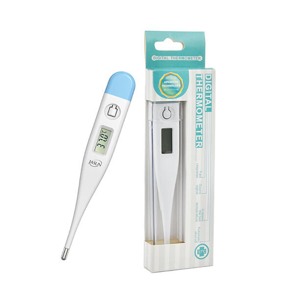 Simplifica tu rutina de salud con el termómetro de boca confiable e higiénico.