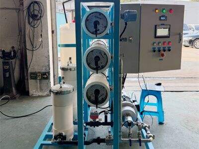 Nagy teljesítményű RO rendszerek közmű- és ipari alkalmazásokhoz