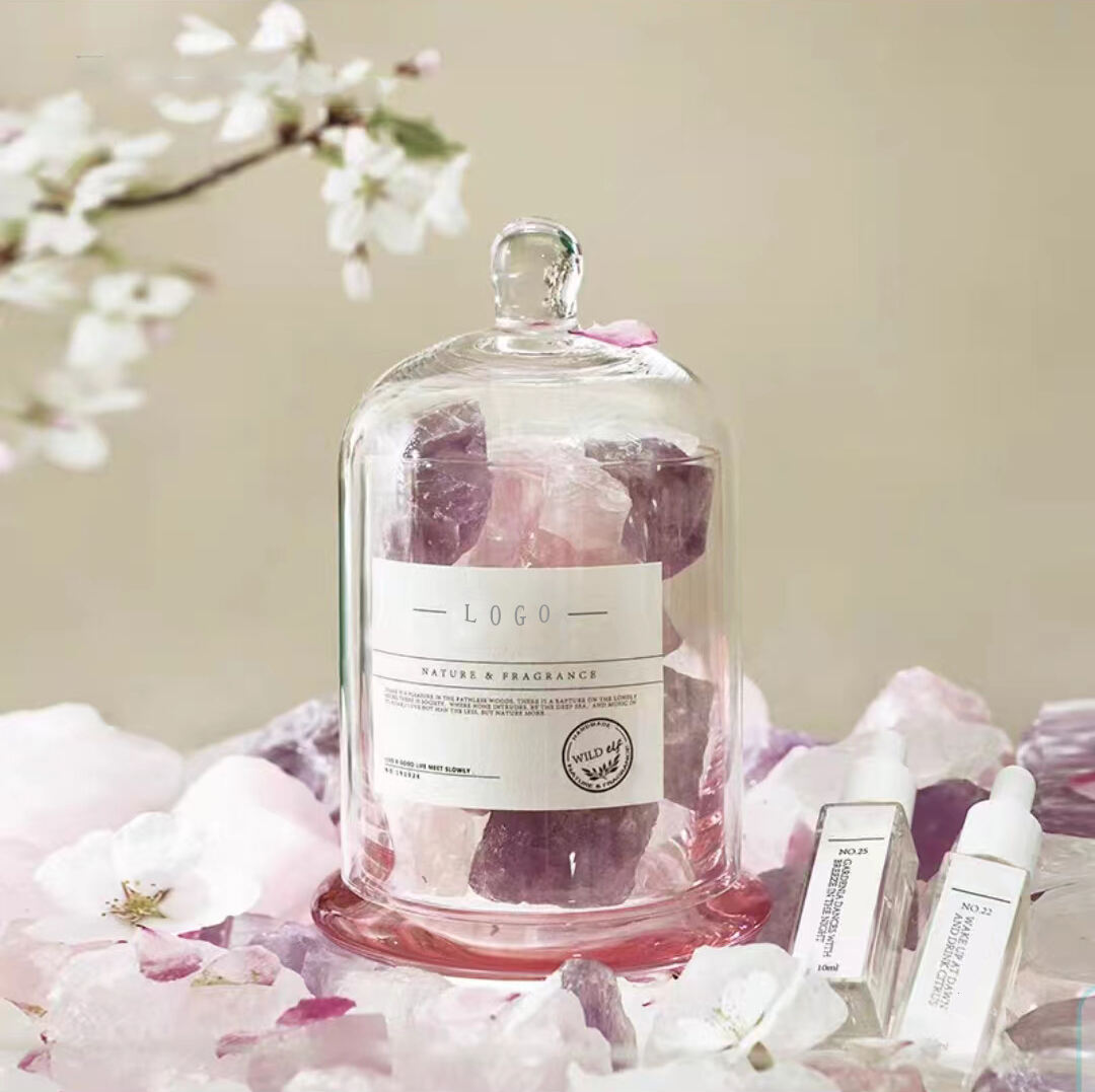 product suppliers home decorative glass bottle crystal aromatherapy stones scented fragrance oil diffuser with fresh feature-5