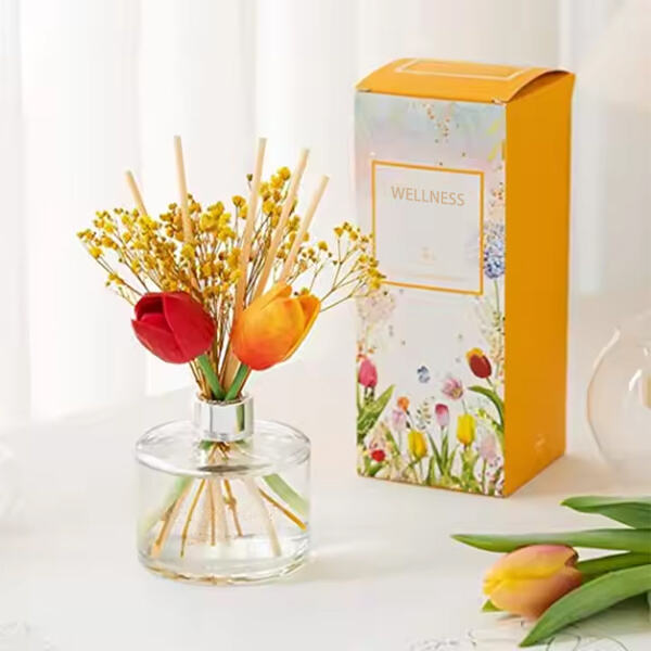 Elevate your home decor with a stylish natural reed diffuser