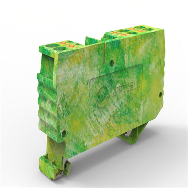 Save time and space with din rail terminal blocks featuring integrated jumpers