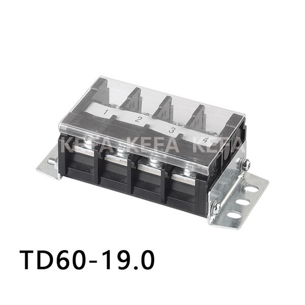How to correctly install double row terminal blocks for safe connections?