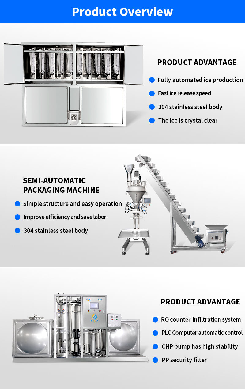 2T-10t commercial pellet ice machine price plus chiller packaging machine factory