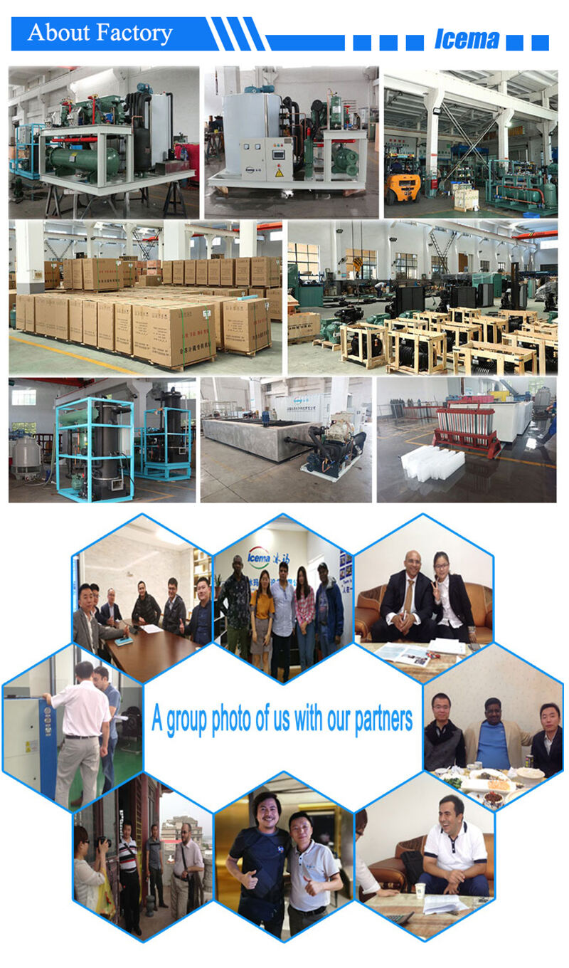 For fishing and catering industry flake ice machine daily output of 5 tons can be customized factory