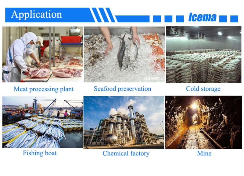 For fishing and catering industry flake ice machine daily output of 5 tons can be customized manufacture