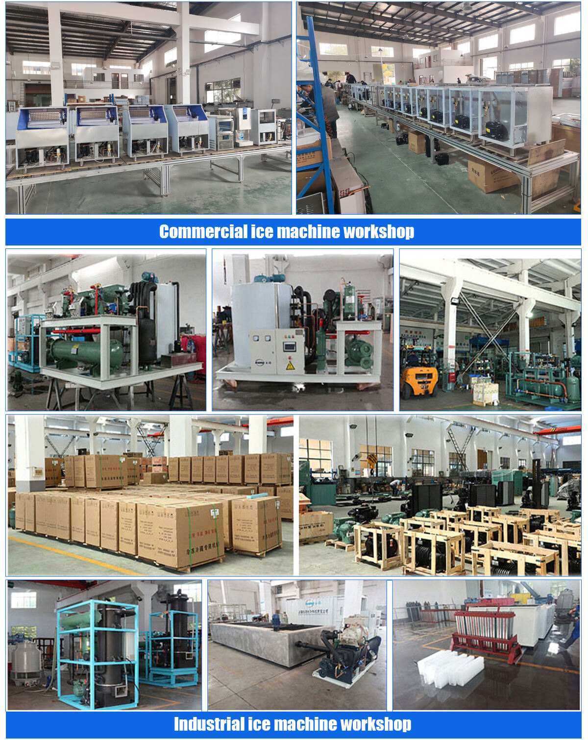 Automatic 2T Ice Cube Making Machine factory