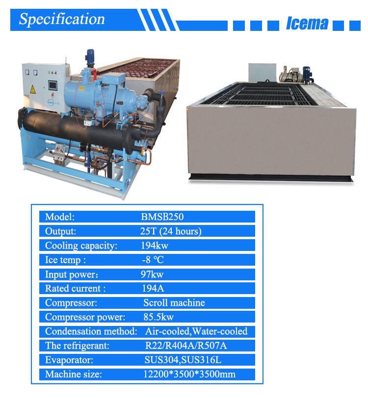 25T Industrial Block Ice Making Machine supplier