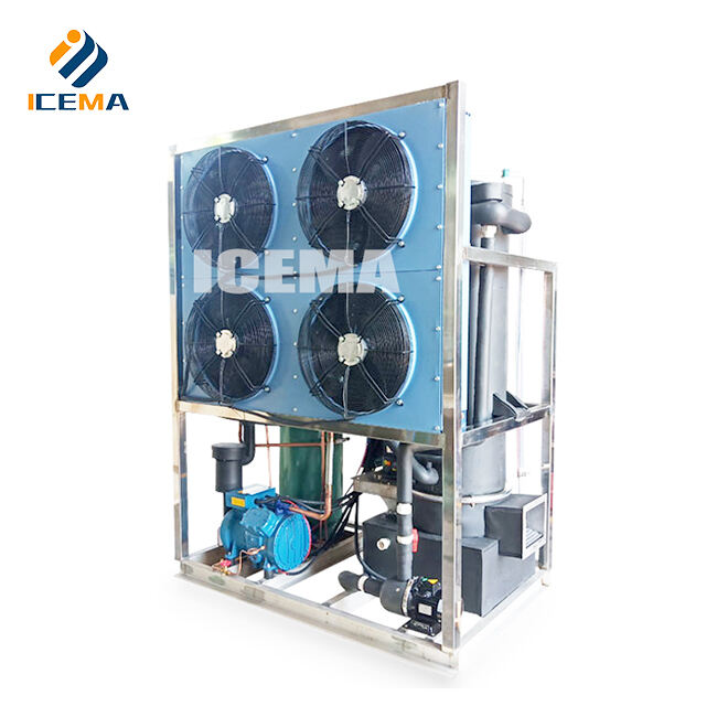 Ice maker bar tube ice for chemical plant