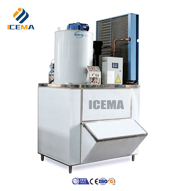 2T Flake Ice Making Machine With Ice Storage