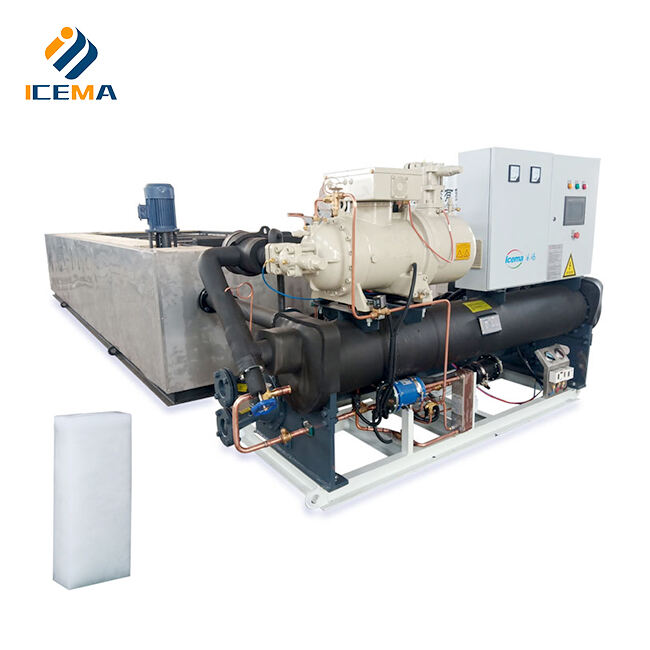 10 toneladang Brine Type Ice Block Machine Maker