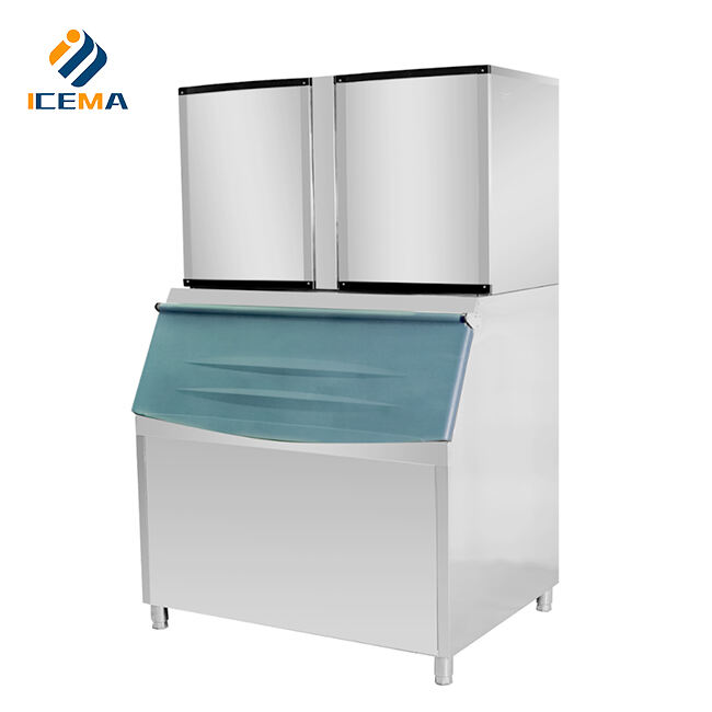 Square cube ice machine big 1 ton