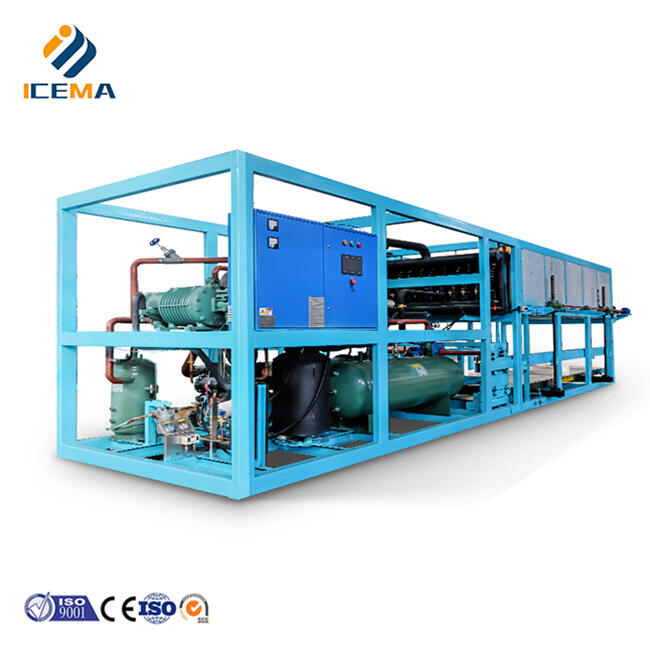 Large capacity ice block making machine