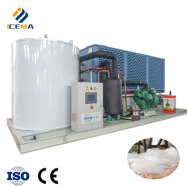 ICEMA Fully Automatic 20T Ice Flake Making Machine