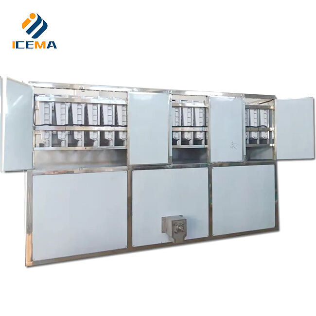 ICEMA Automatic 5ton 10tons ice cube maker machine 5000kg Industrial ice cube making machine for ice factory