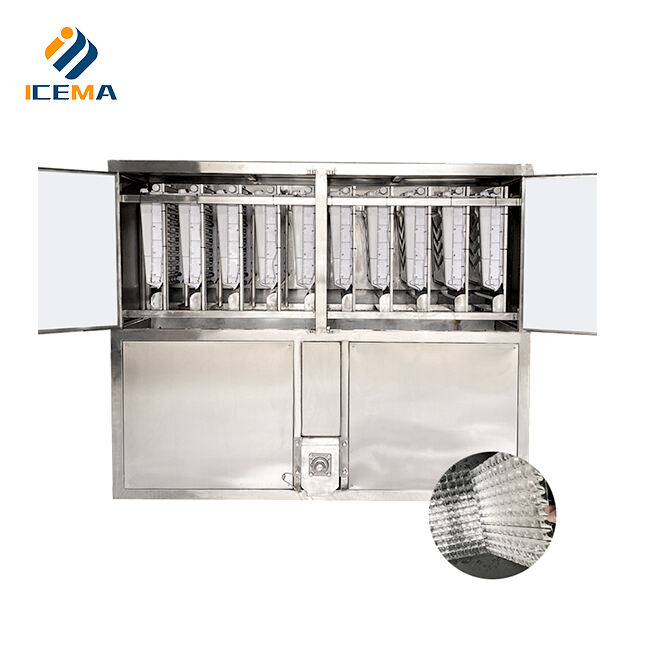 Automatic 3000kg ice cube maker machine