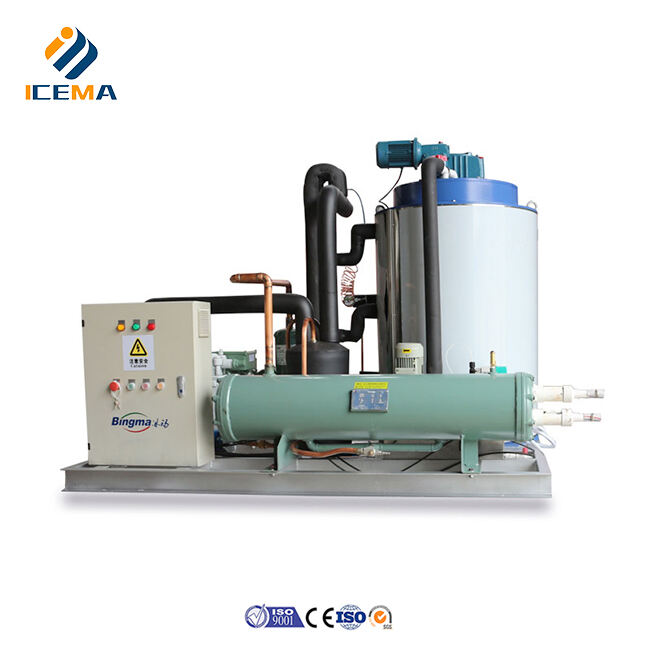 10000KG/Day Ice Plant Flake Snow Ice Making Machine