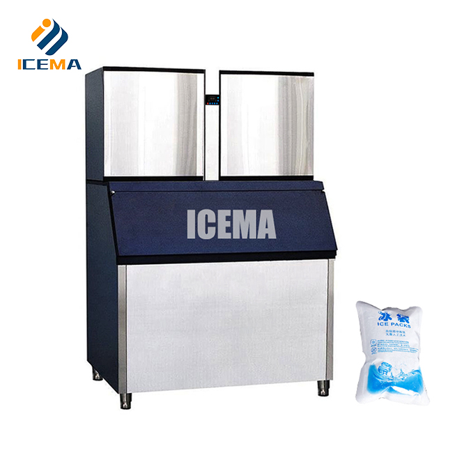 ICEMA 1Ton 1000kg/24h Ice Cube Making Machine