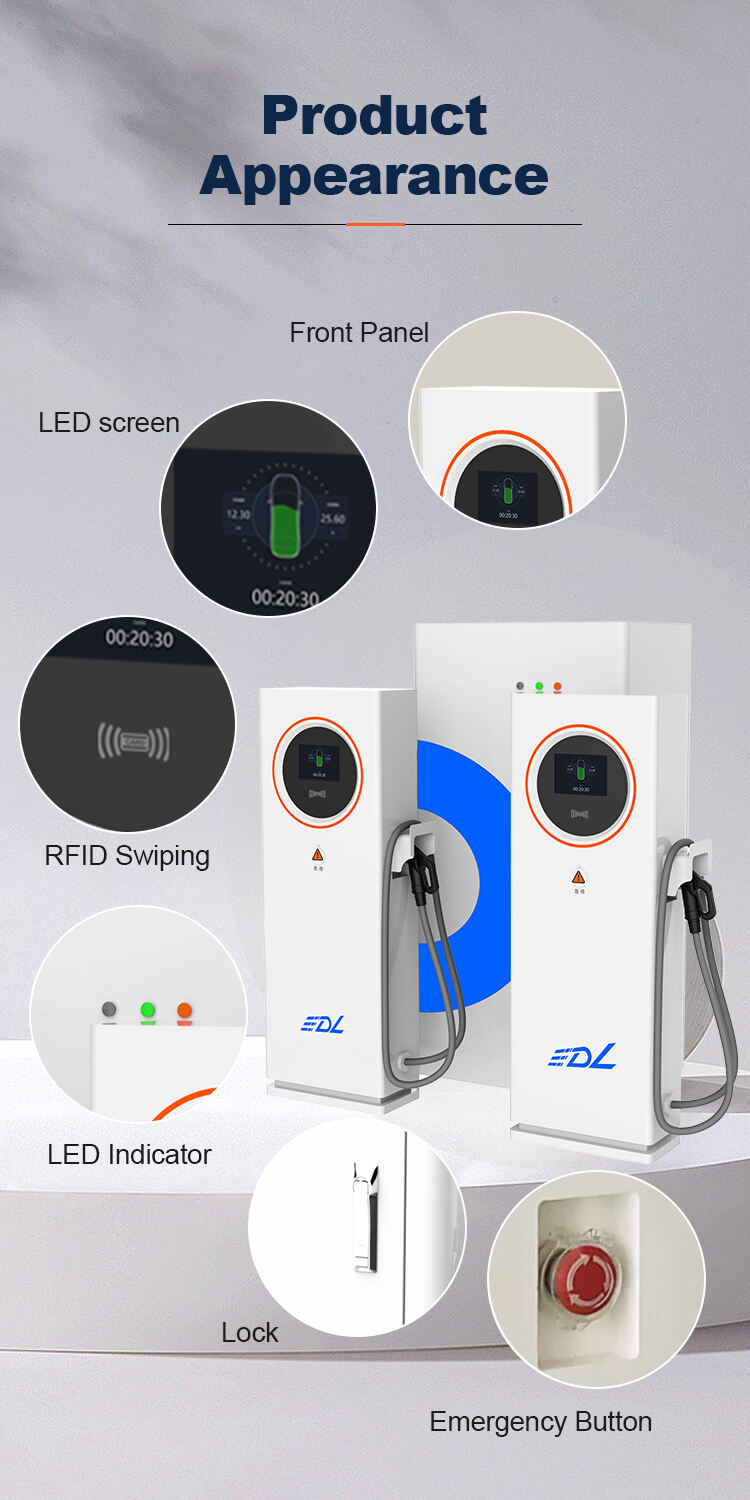 Commercial Chademo CCS/CHAdeMO/GBT E V Charging Stations Dc 60 To 600 KW Bus Fast Ev Car Dc Charger factory