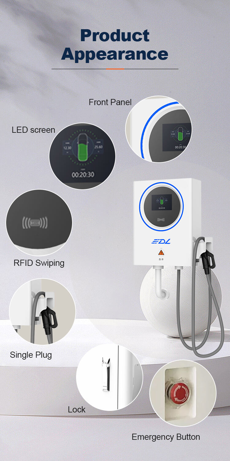 EV charger manufacturers integrated DC 60kw 120kw CCS Type2 EV DC charging pile electric vehicle car charging station details