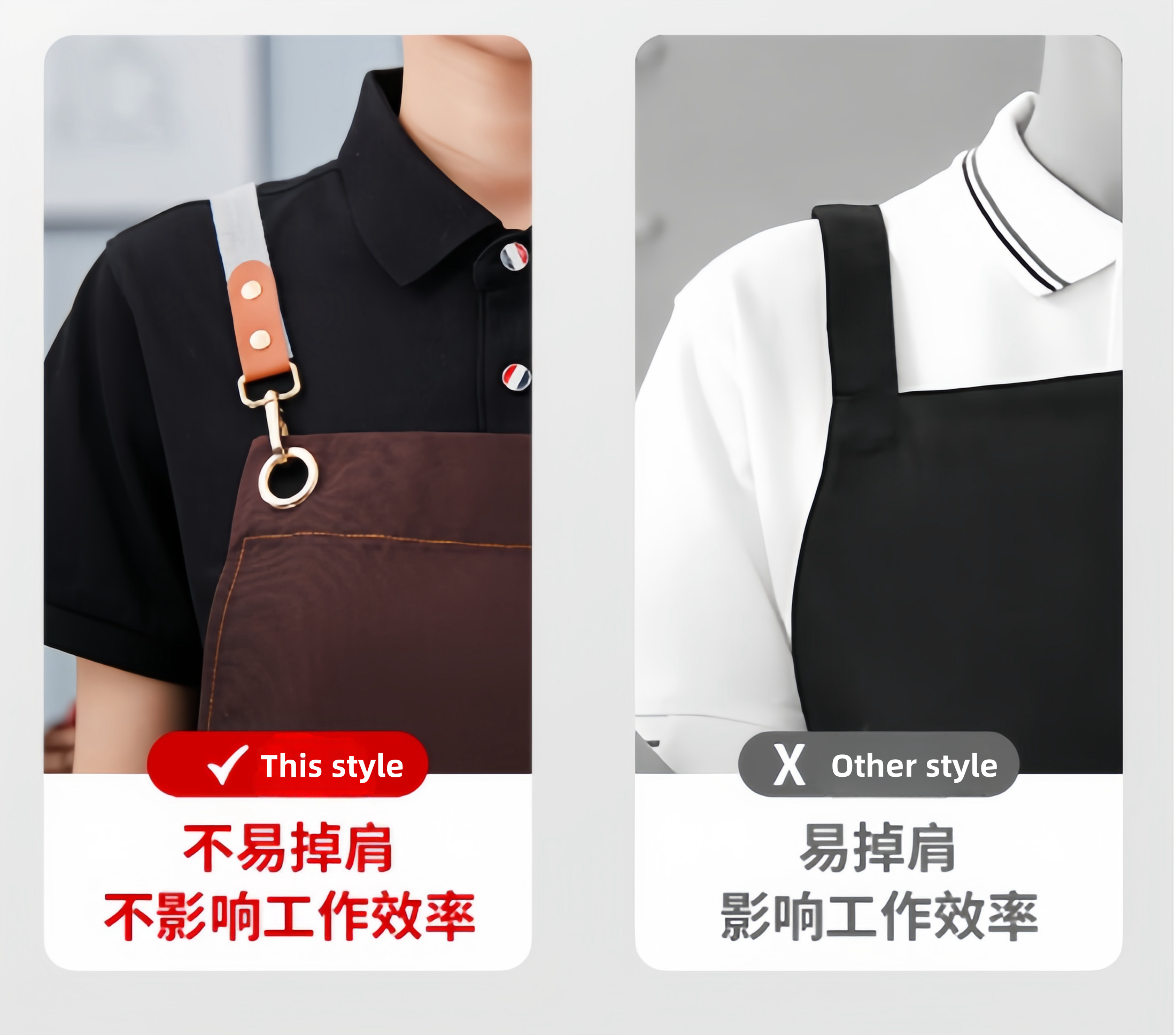 Wholesale Customized Waterproof Oil Resistant Kitchen Canvas Apron with Pockets for Restaurants Coffee Shops Garden BBQ Salons manufacture