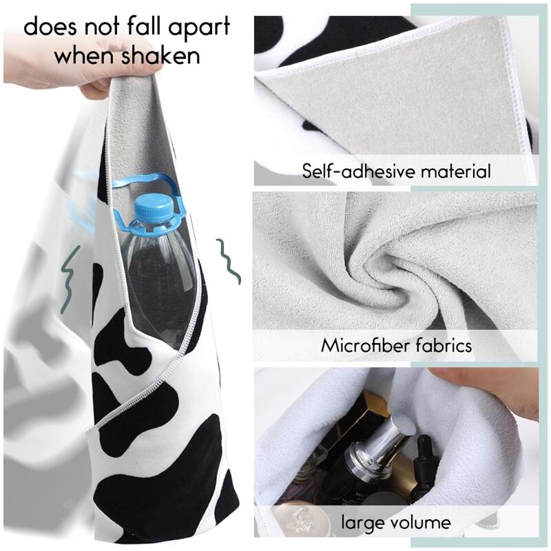 product custom print magic self adhesive cloth bag camera wrap flexible folding makeup bag for travel cosmetic sundries storage-33