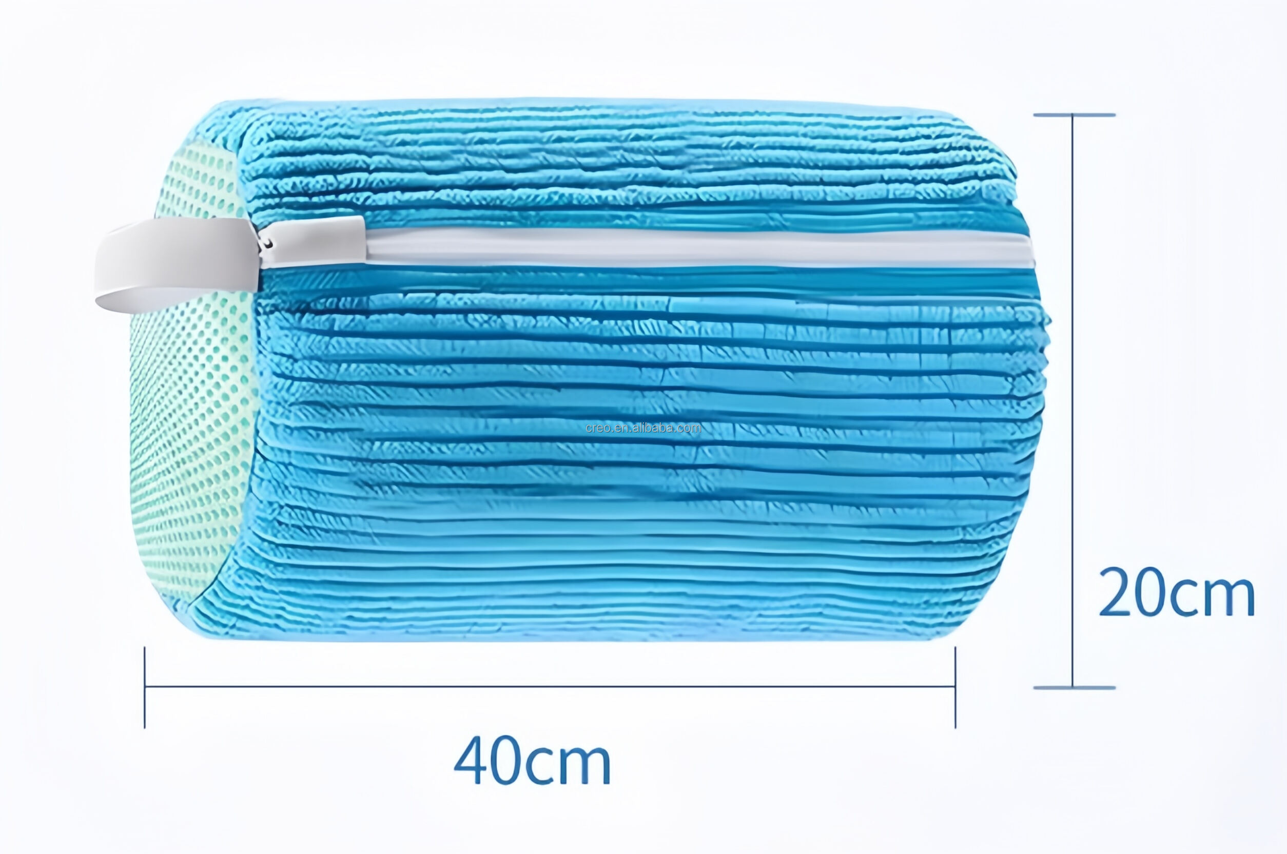 Durable Chenille Shoes Laundry Bag Sneakers Washing Bag with Zipper & Breathable Mesh for Washing Machine Use details