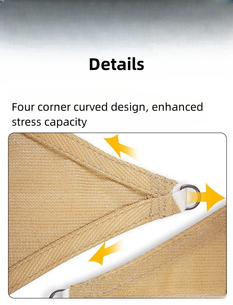 rectangle sun shade net for patio outdoor garden terrace uv protection shade-40