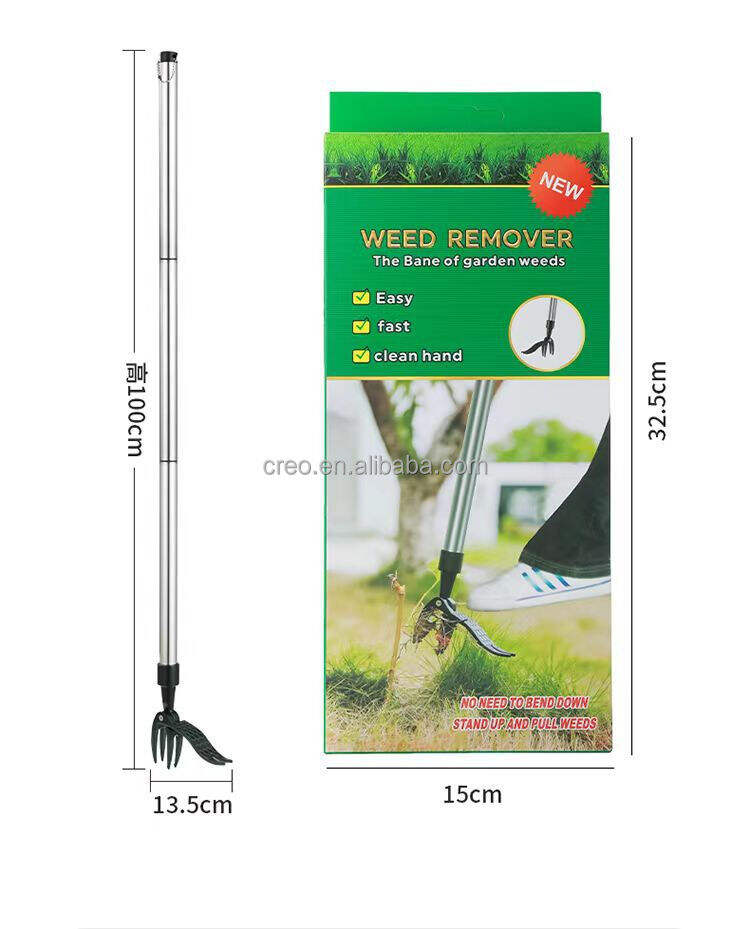 Stand Up Weed Pulling Tool Vertical Weeder With Foot Pedal & 4 Claws Steel Head Garden Hand Tools Grass Shovel for Weed Removal supplier