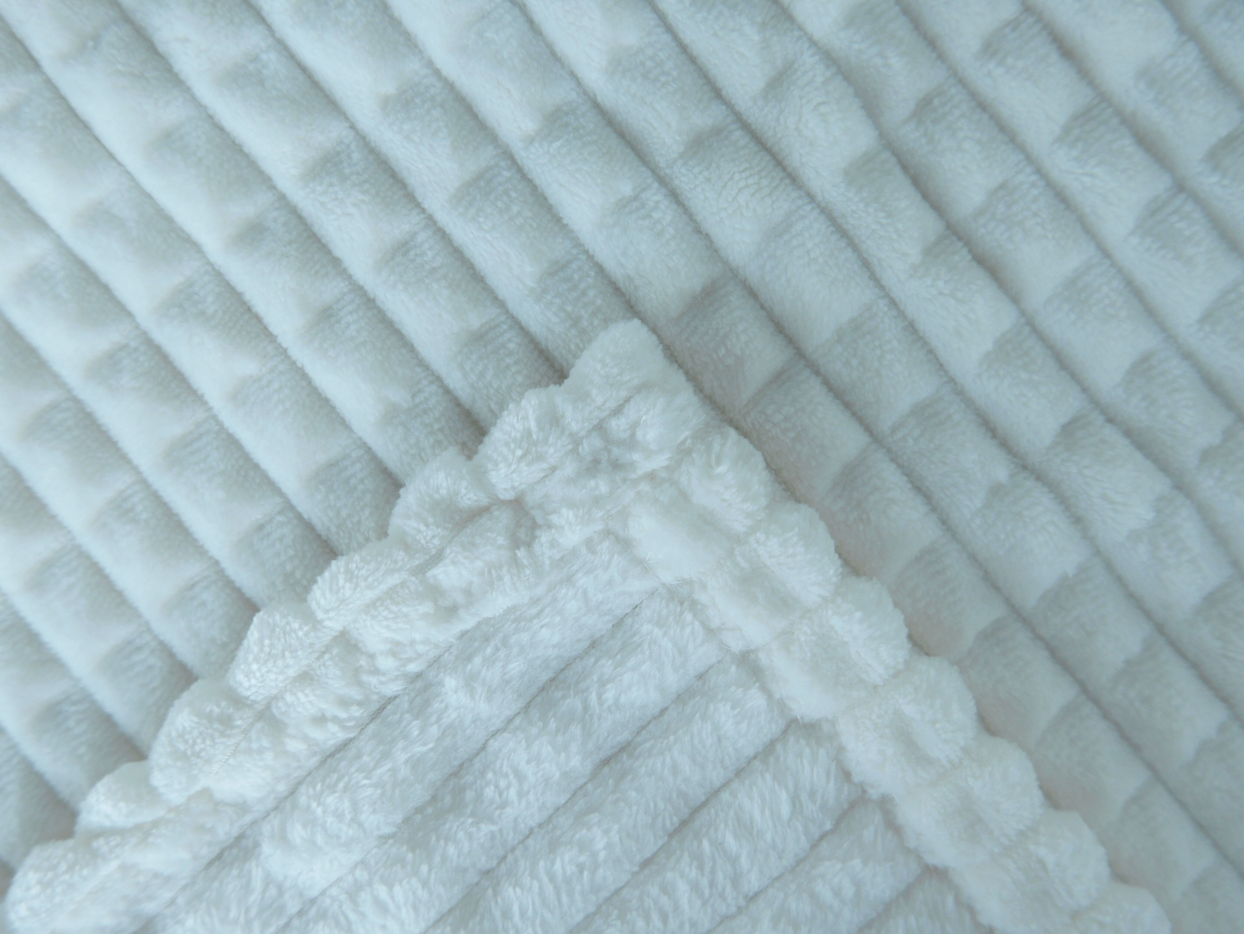 Flannel blanket details