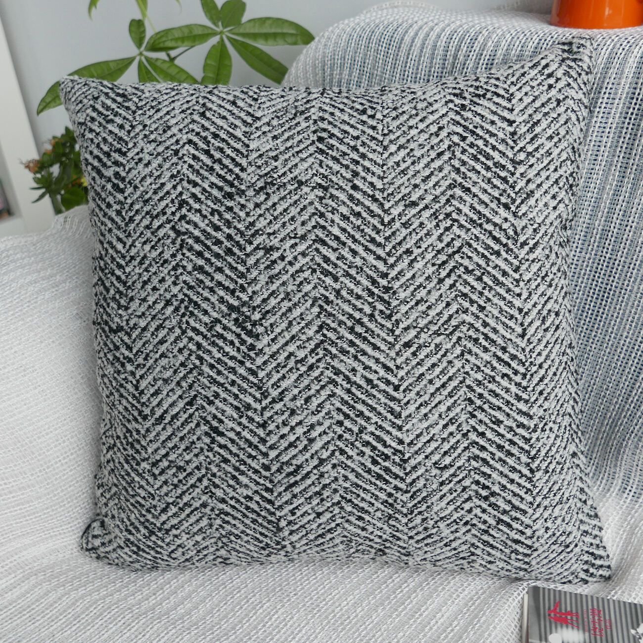 Chanel Style Cushion Cover details