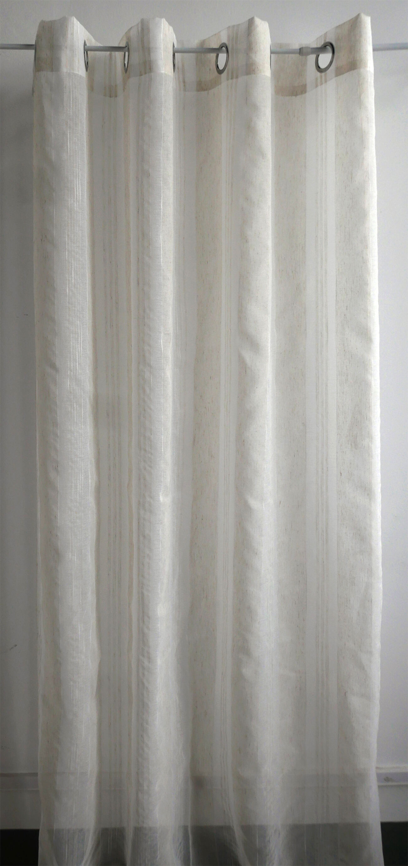 Polyester transparent curtains manufacture