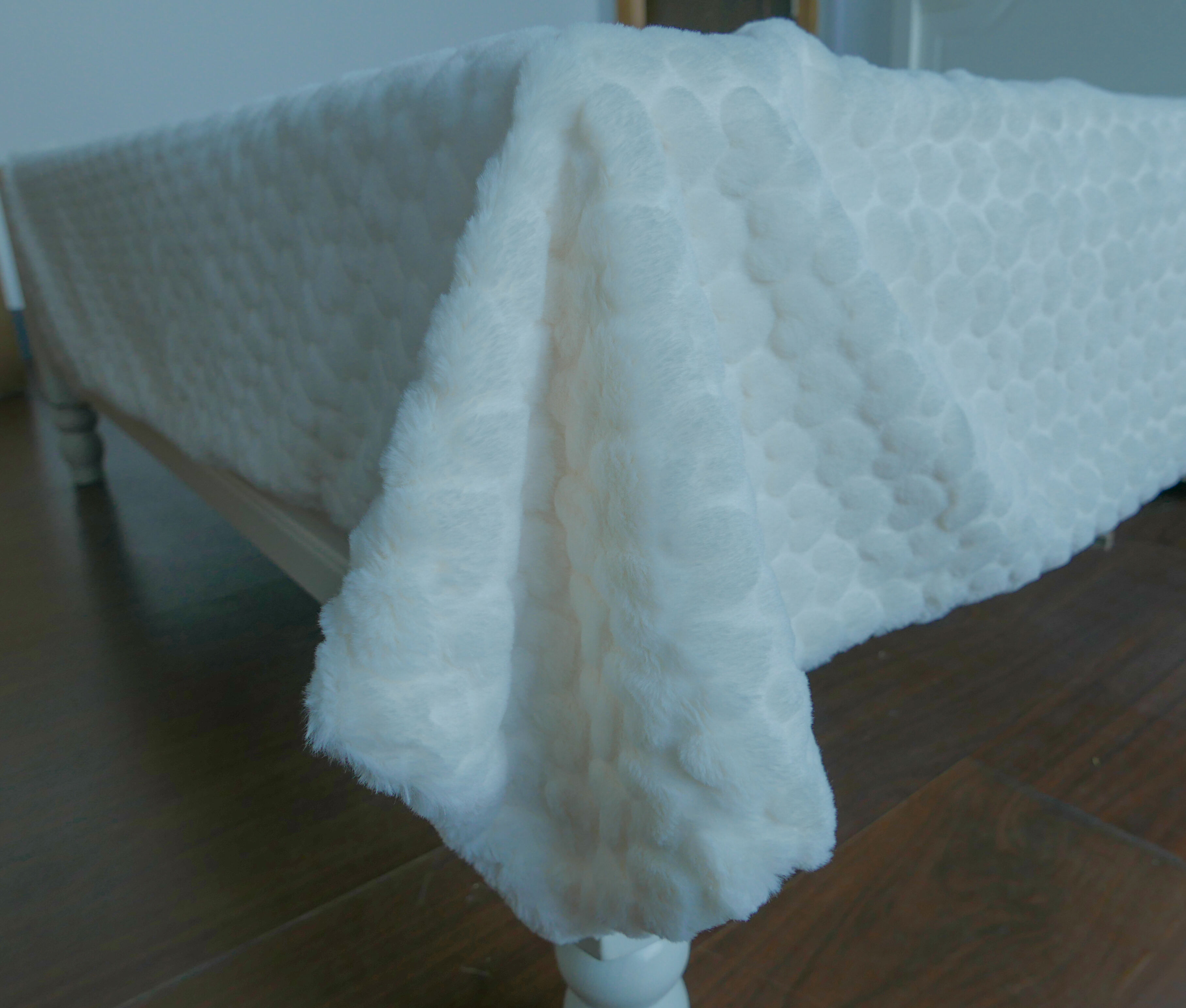 Double layered plush blanket factory