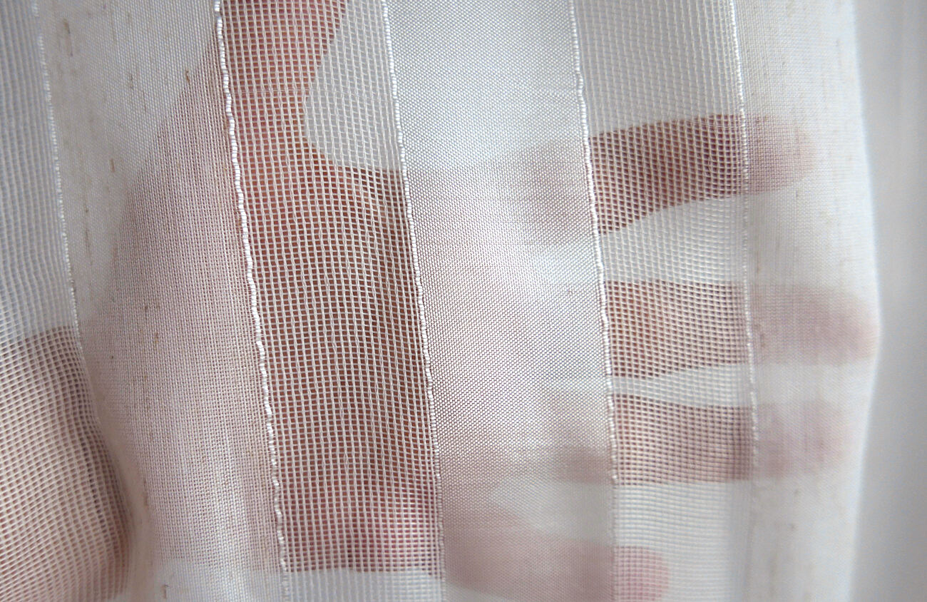 Polyester transparent curtains factory