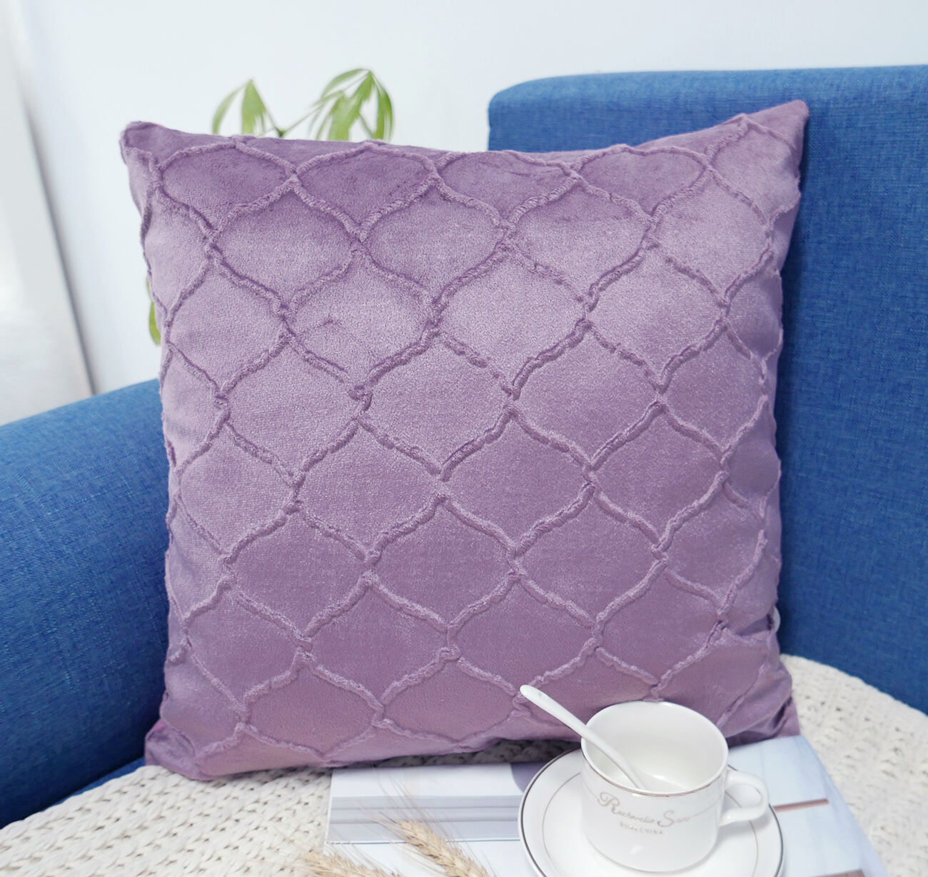 Embossed cushion cover supplier