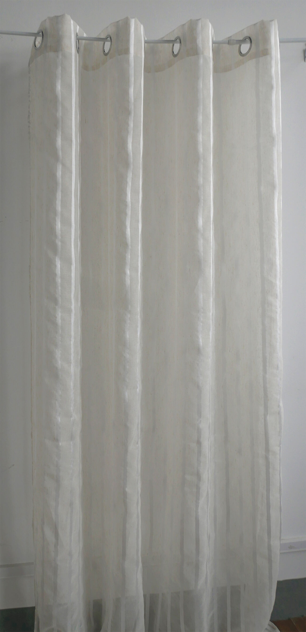 Polyester transparent curtains manufacture