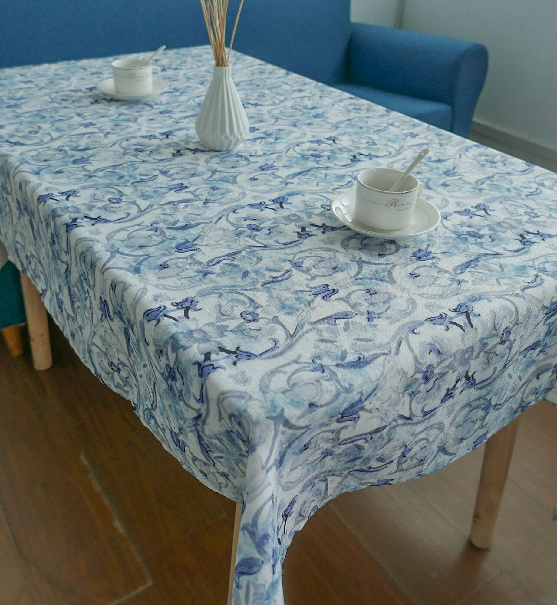 Printed table cloth