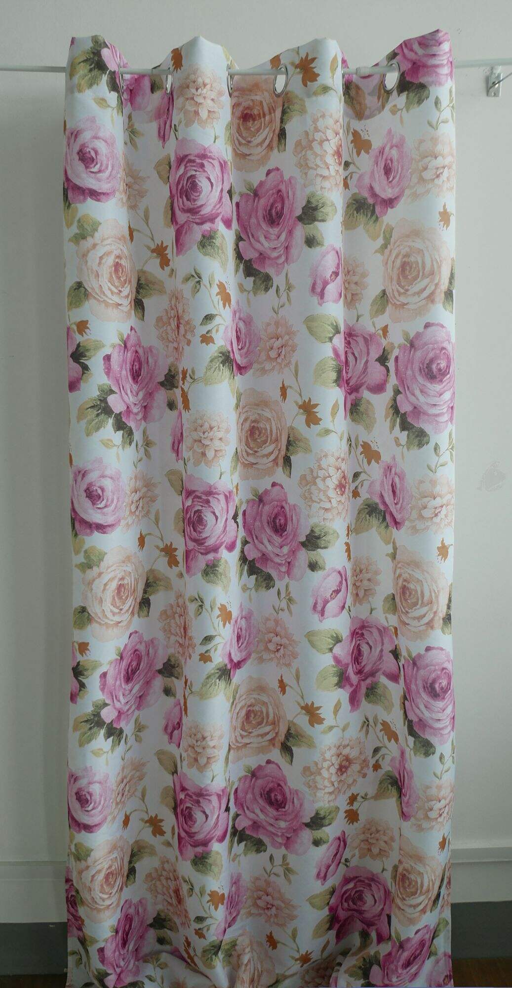 Printed blackout curtains