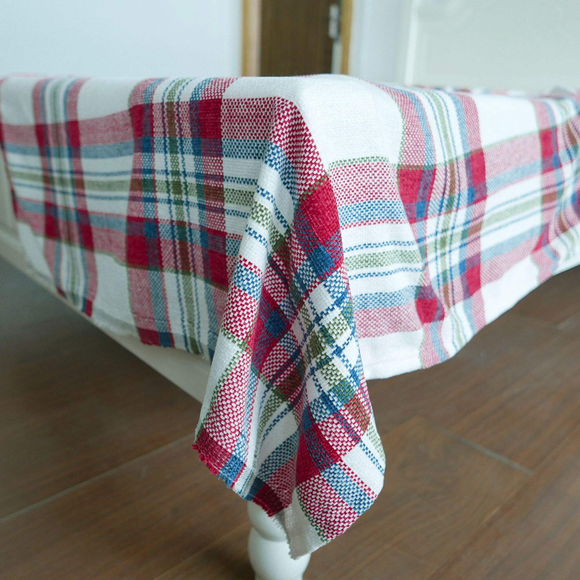 Chenille plaid blanket, air-conditioned blanket, lunch blanket