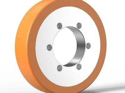 Why a custom polyurethane drive wheel improves robotic traction control