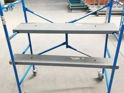 Compact Mobile Aluminum Scaffolding for Tight Spaces