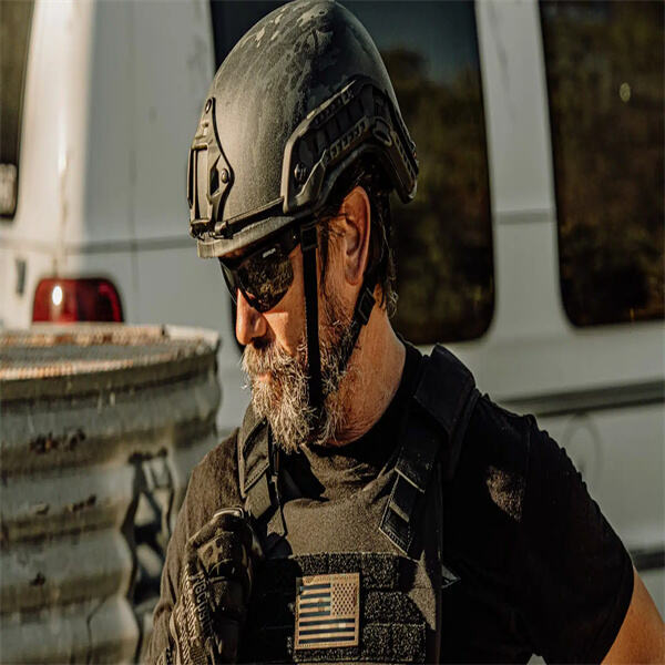 Make the Kevlar military helmet a crucial part of your combat gear to ensure your safety and readiness for any mission.