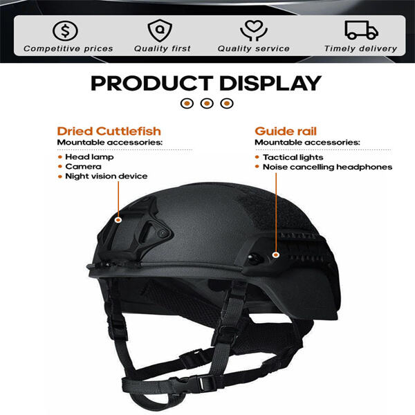 Stay Safe in Style with High-Quality Kevlar Bulletproof Helmets